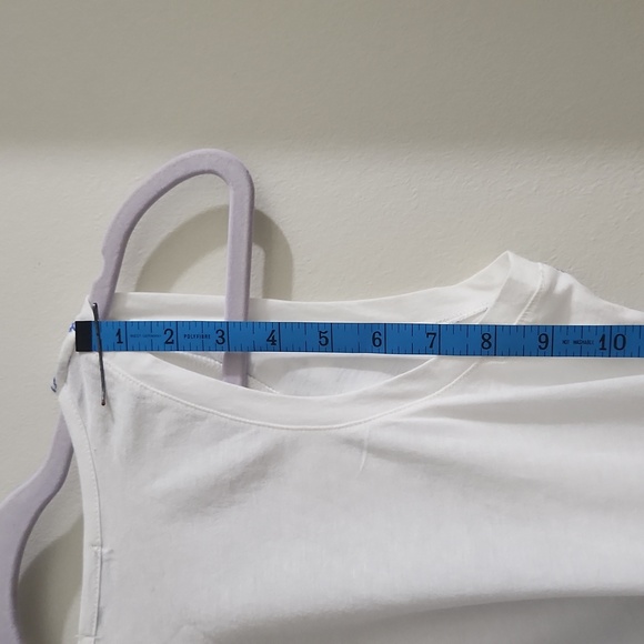 Gap draped cotton top with partial under tank top Small - Picture 9 of 16